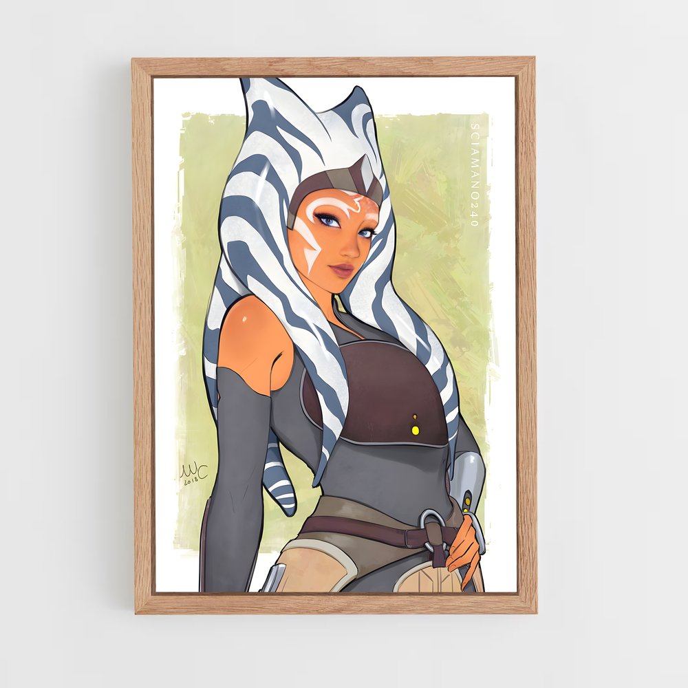 ap-ahsoka tano-6 cadre Bois clair