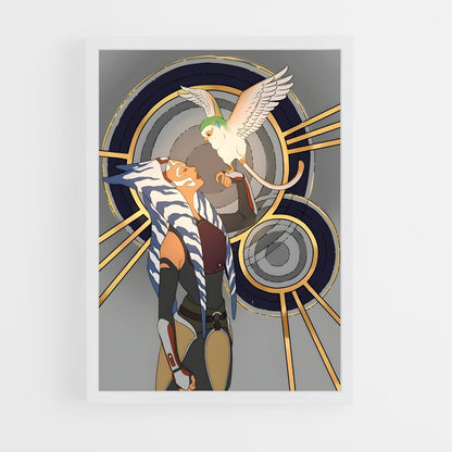ap-ahsoka tano-9 cadre Blanc