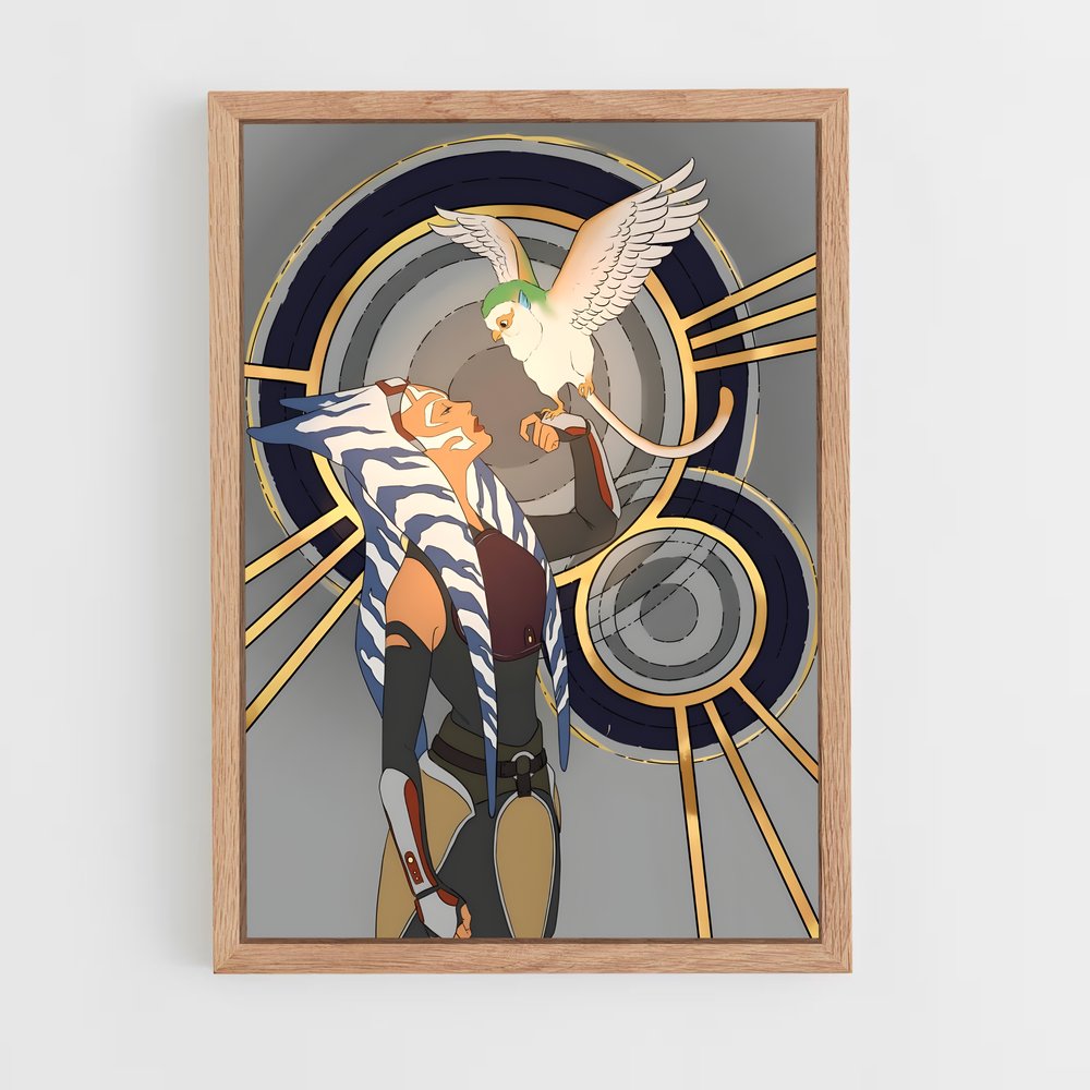 ap-ahsoka tano-9 cadre Bois clair