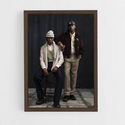 ap-aime leon dore-3 cadre Bois foncé