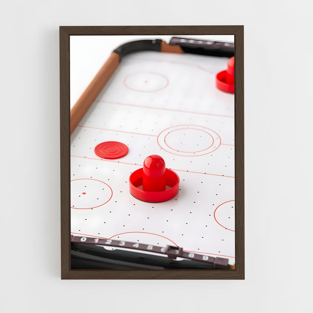 ap-air hockey-2 cadre Bois foncé