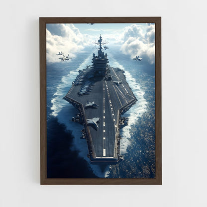 ap-aircraft carriers-7 cadre Bois foncé