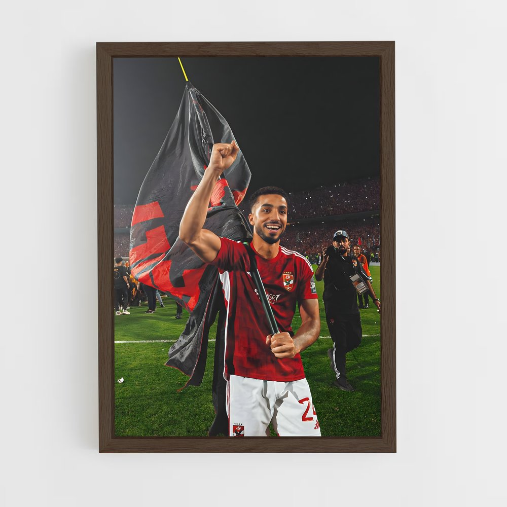 ap-al ahly sc-11 cadre Bois foncé