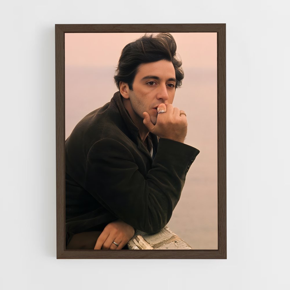 ap-al pacino-1 cadre Bois foncé