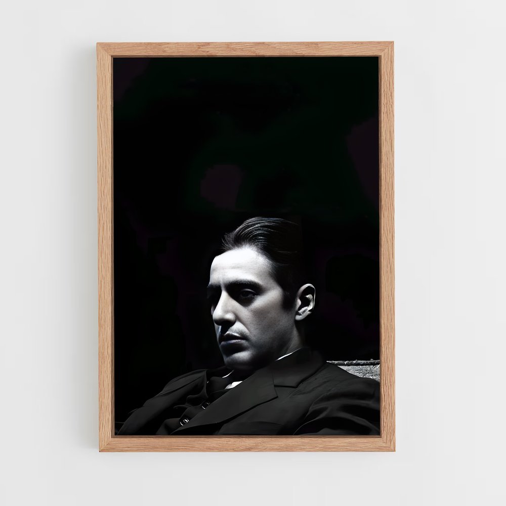 ap-al pacino-13 cadre Bois clair