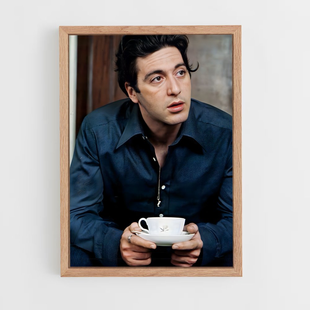 ap-al pacino-14 cadre Bois clair