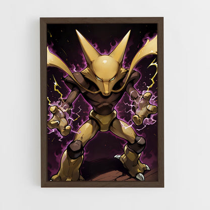 ap-alakazam-2 cadre Bois foncé