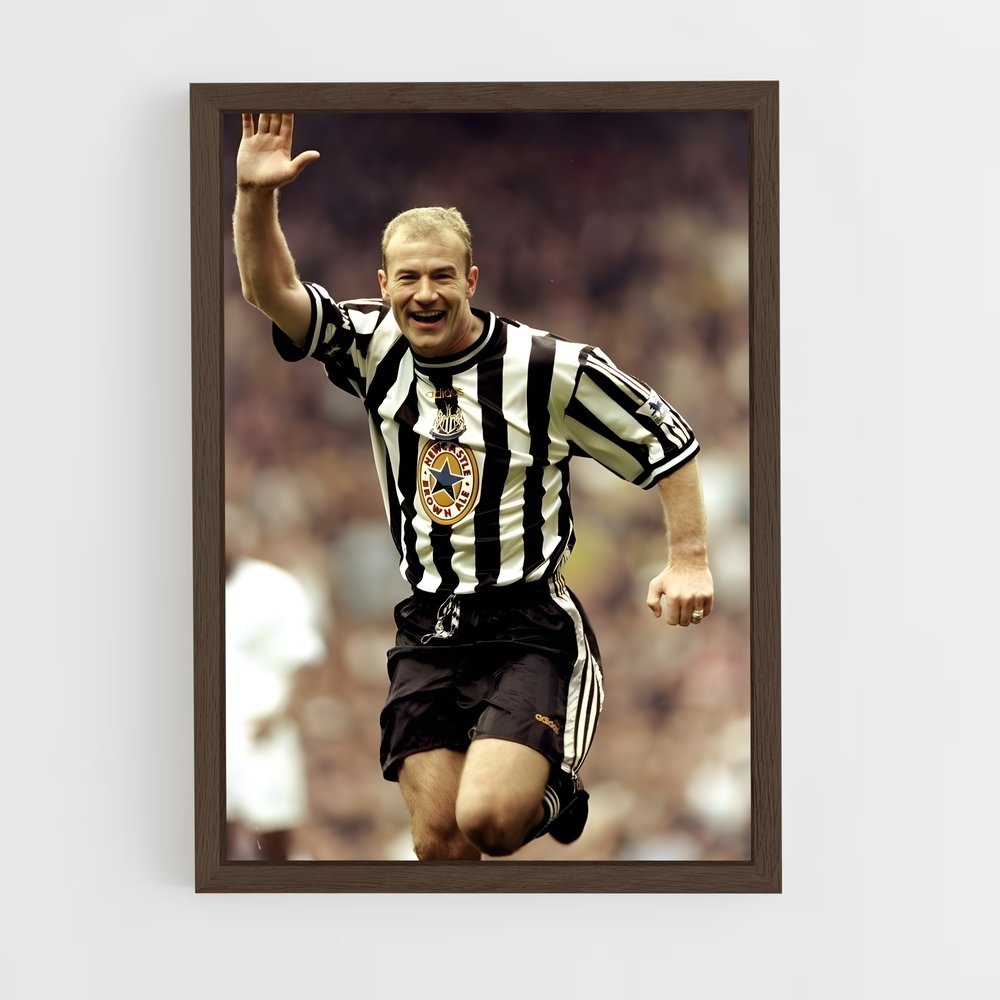 ap-alan shearer-1 cadre Bois foncé