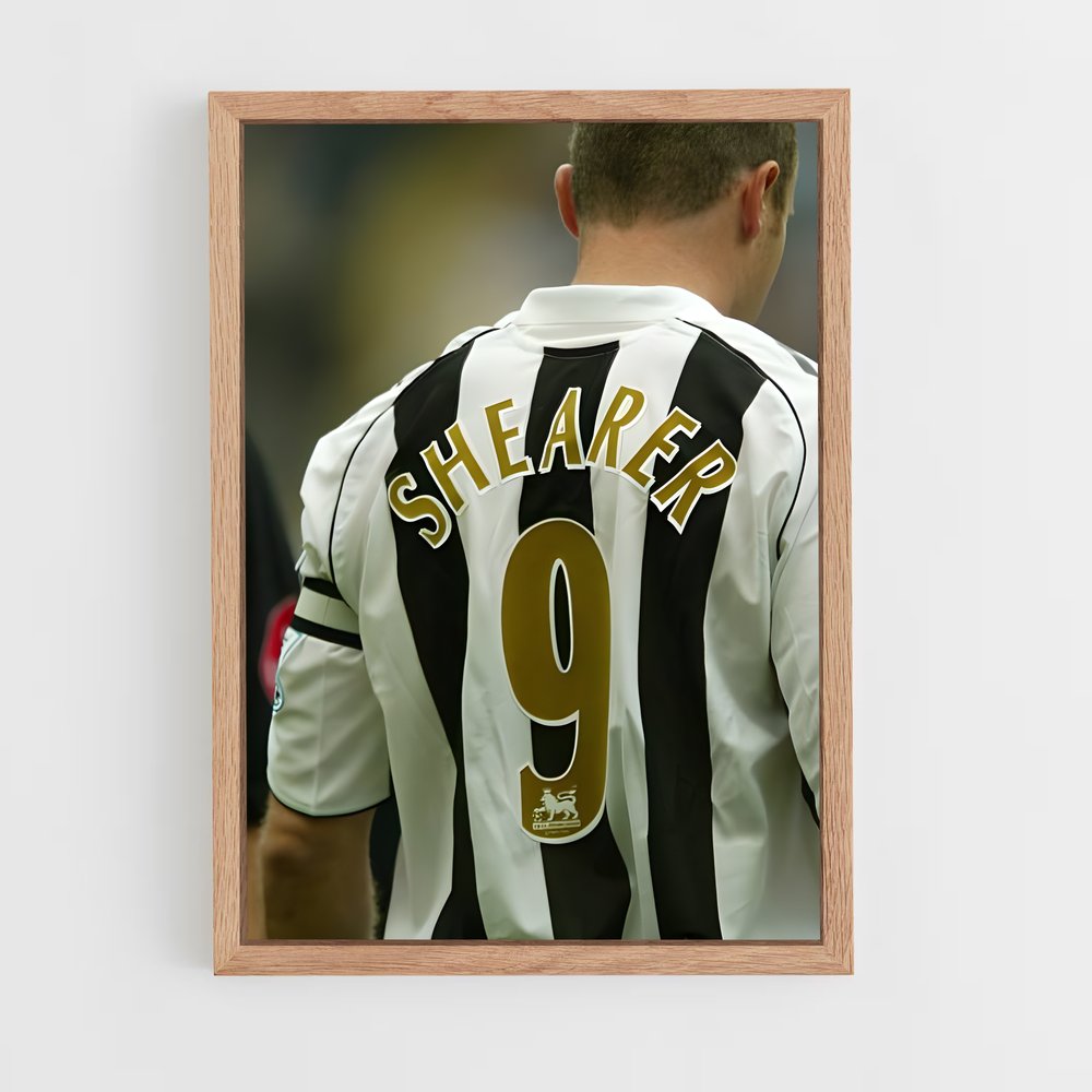 ap-alan shearer-6 cadre Bois clair
