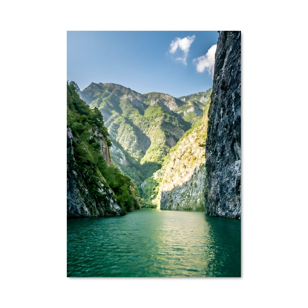 Poster Lac Vert des Montagnes