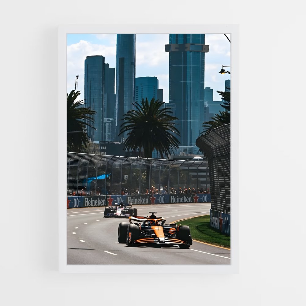 ap-albert park circuit melbourne-2 cadre Blanc