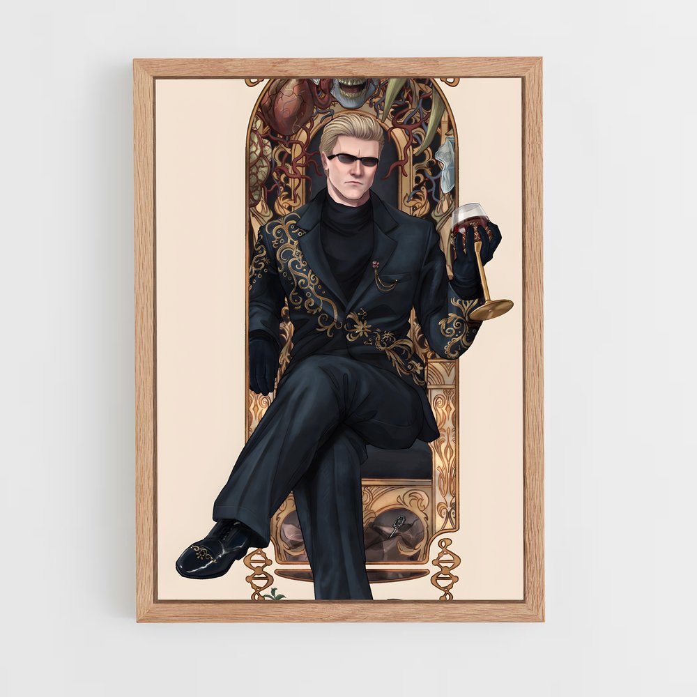 ap-albert wesker-1 cadre Bois clair