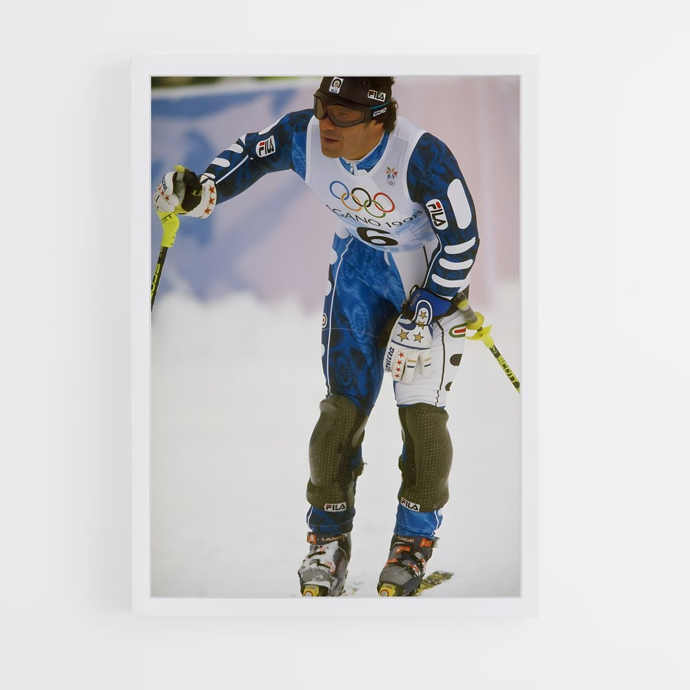 ap-alberto tomba-1 cadre Blanc