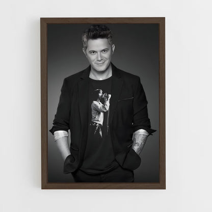 ap-alejandro sanz-6 cadre Bois foncé