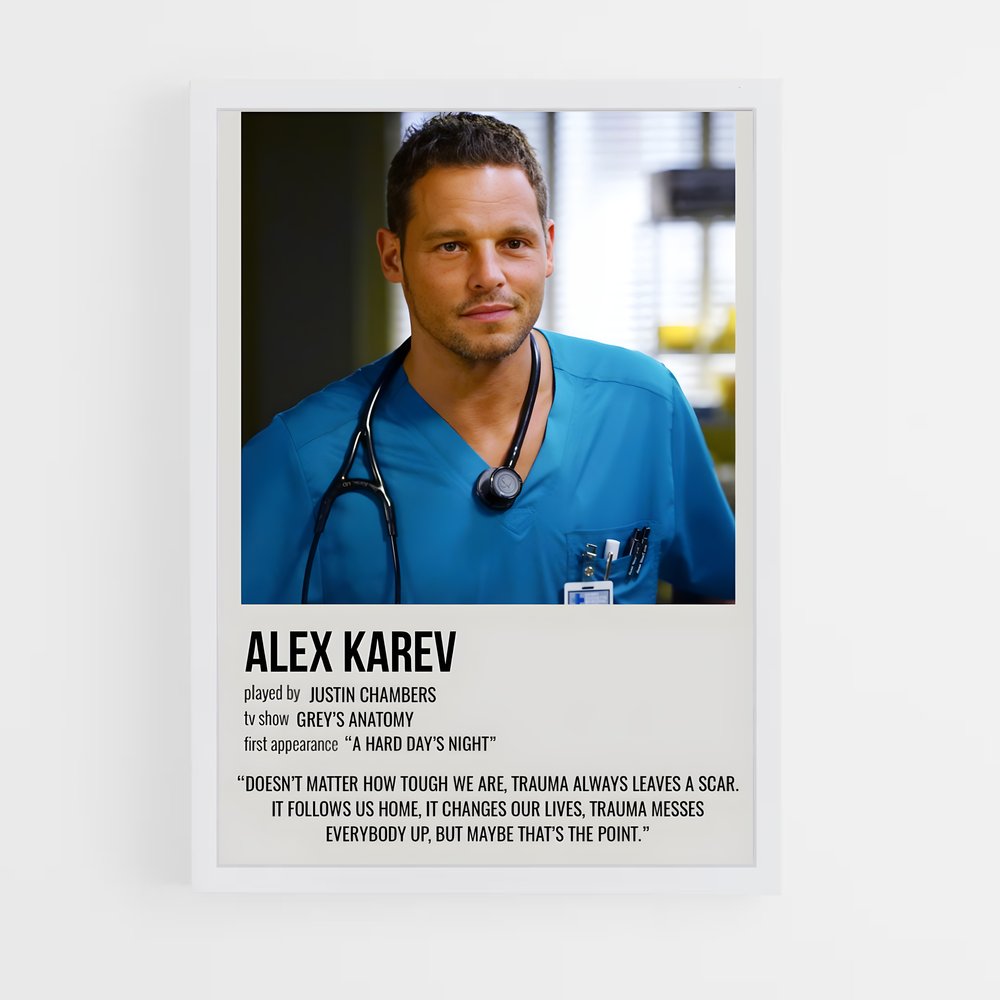 ap-alex karev-4 cadre Blanc