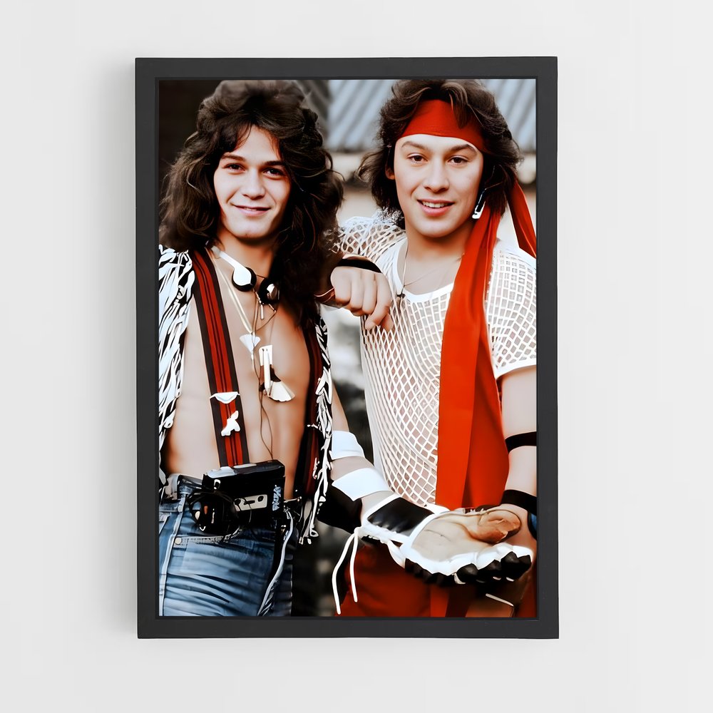 ap-alex van halen-4 cadre Noir