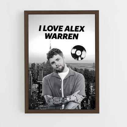 ap-alex warren-5 cadre Bois foncé