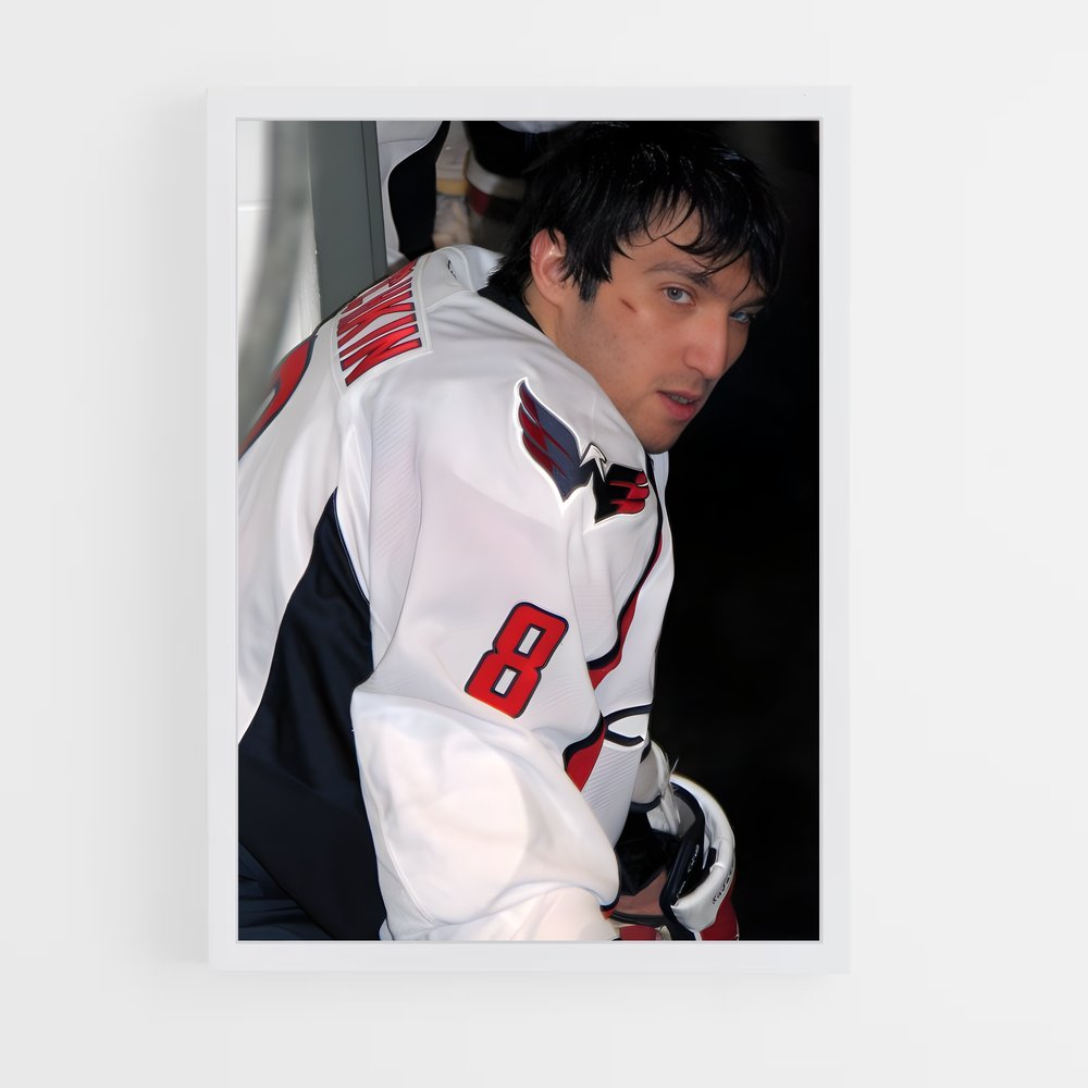 ap-alexander ovechkin-3 cadre Blanc