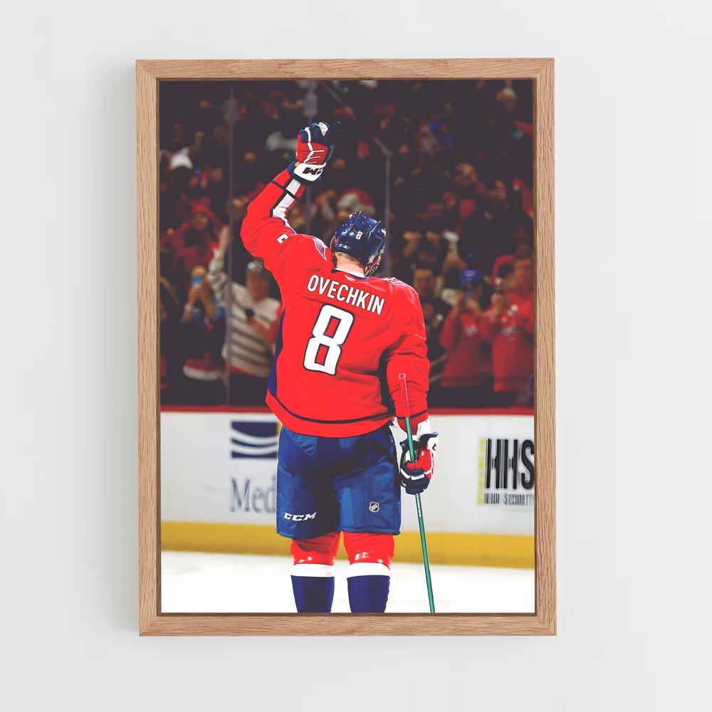 ap-alexander ovechkin-4 cadre Bois clair