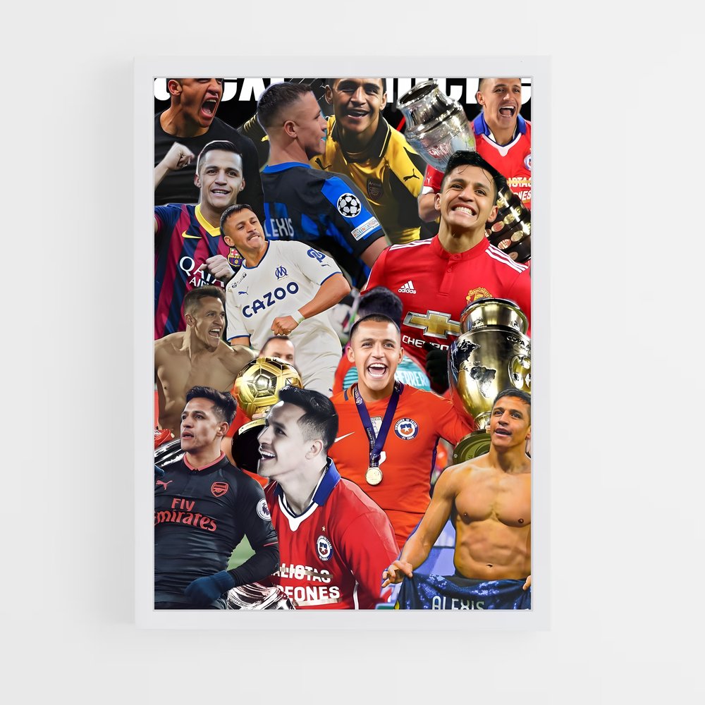 ap-alexis sanchez-3 cadre Blanc