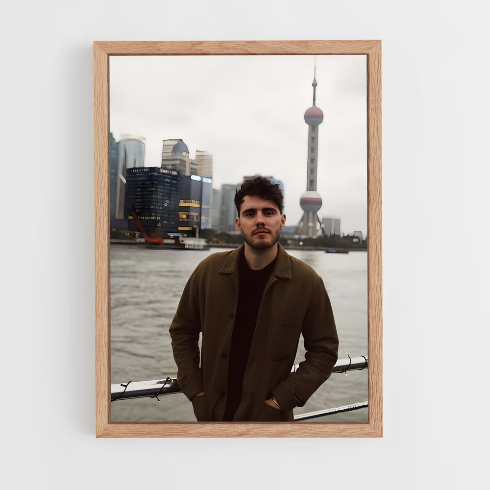 ap-alfie deyes-1 cadre Bois clair