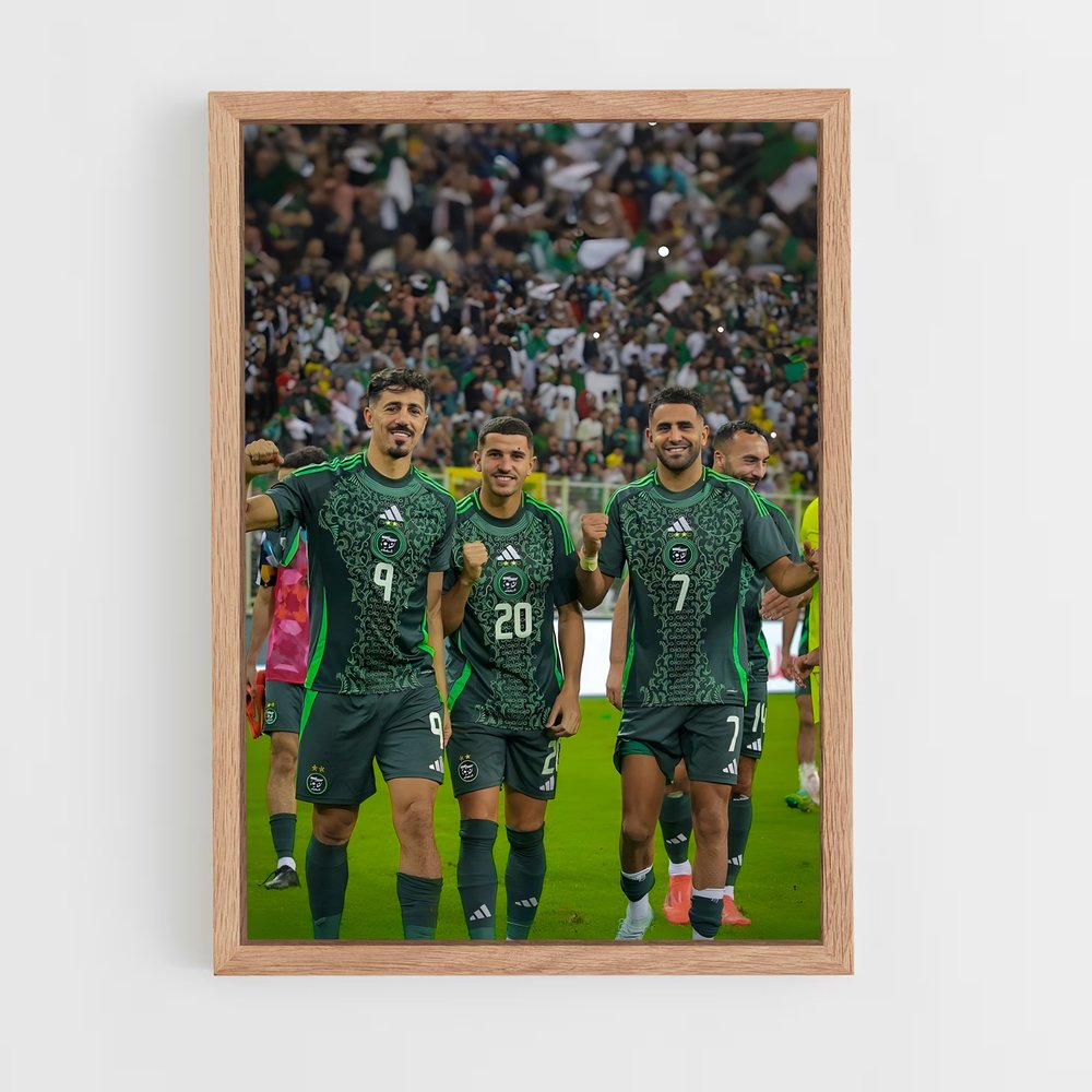 ap-algeria national football team-2 cadre Bois clair