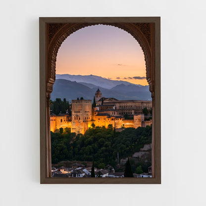 ap-alhambra-1 cadre Bois foncé