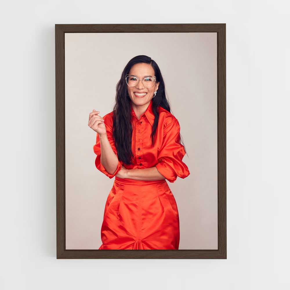 ap-ali wong-6 cadre Bois foncé