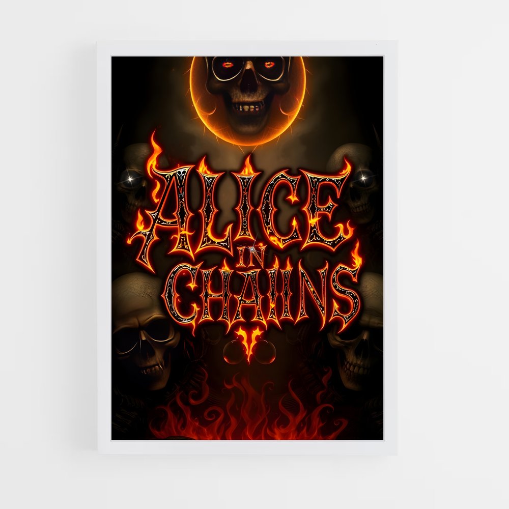 ap-alice in chains-3 cadre Blanc