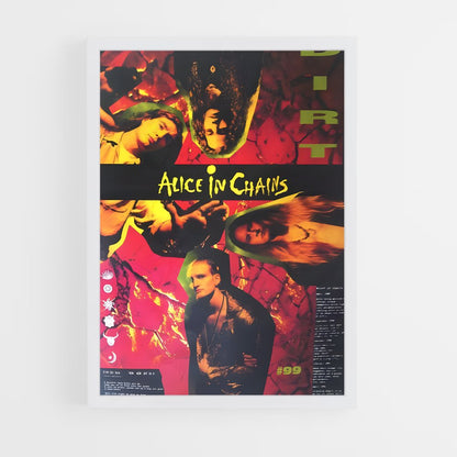 ap-alice in chains-5 cadre Blanc