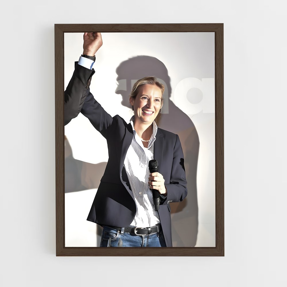 ap-alice weidel-1 cadre Bois foncé