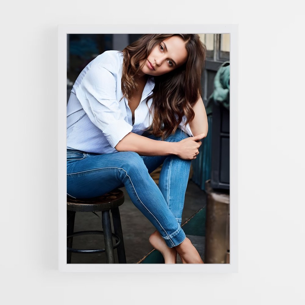 ap-alicia vikander-3 cadre Blanc