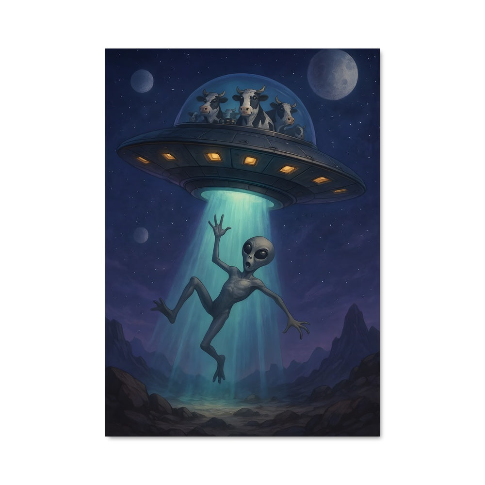 Poster Enlèvement Extraterrestre