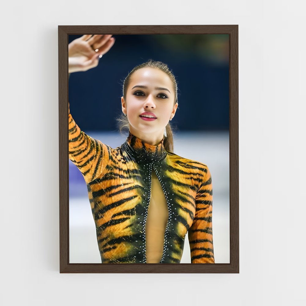 ap-alina zagitova-5 cadre Bois foncé