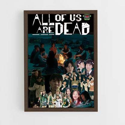 ap-all of us are dead-2 cadre Bois foncé