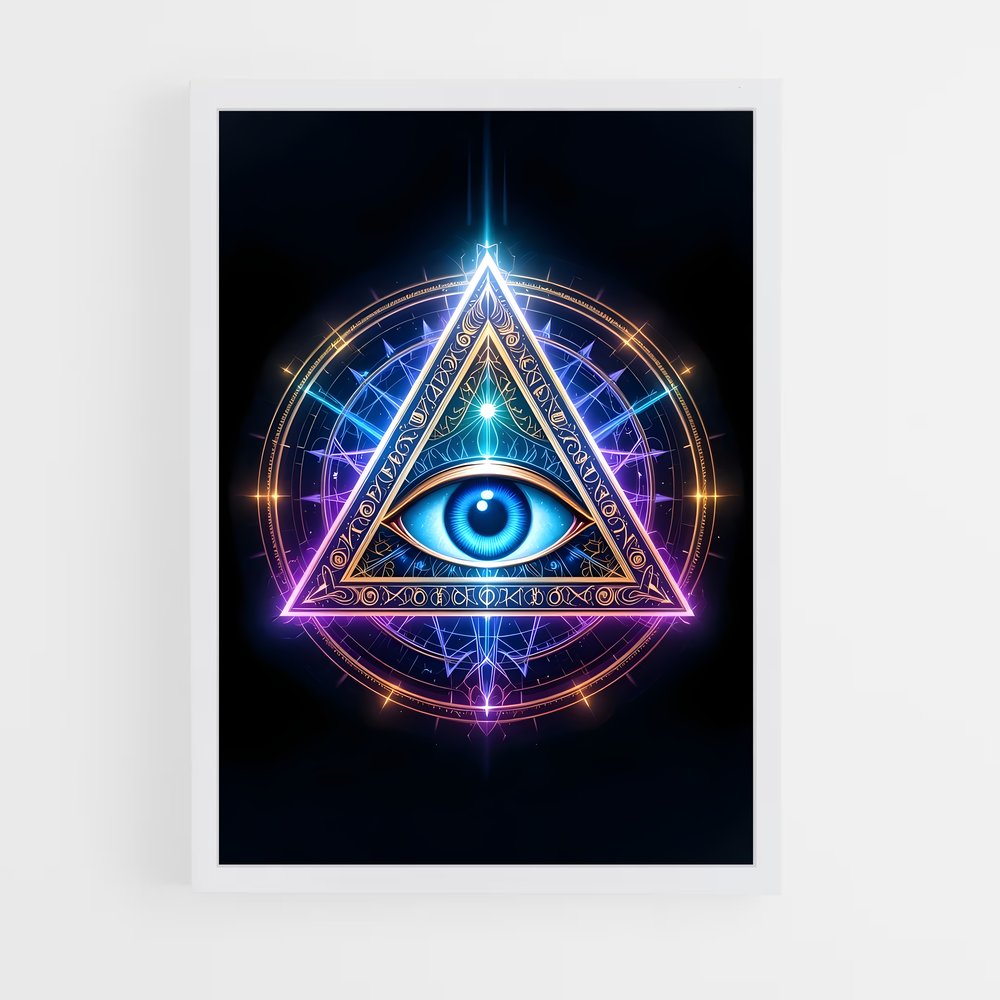 ap-all seeing eye-1 cadre Blanc