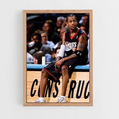 ap-allen iverson-1 cadre Bois clair