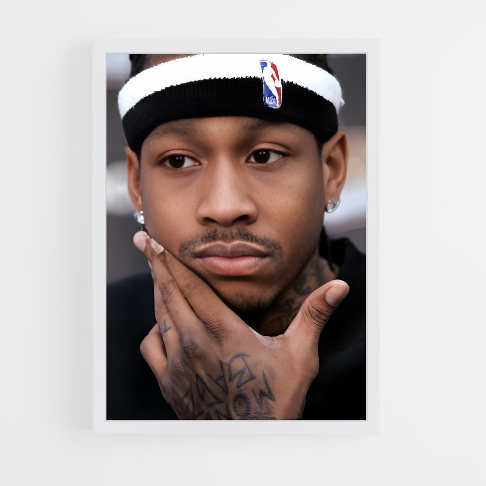 ap-allen iverson-11 cadre Blanc