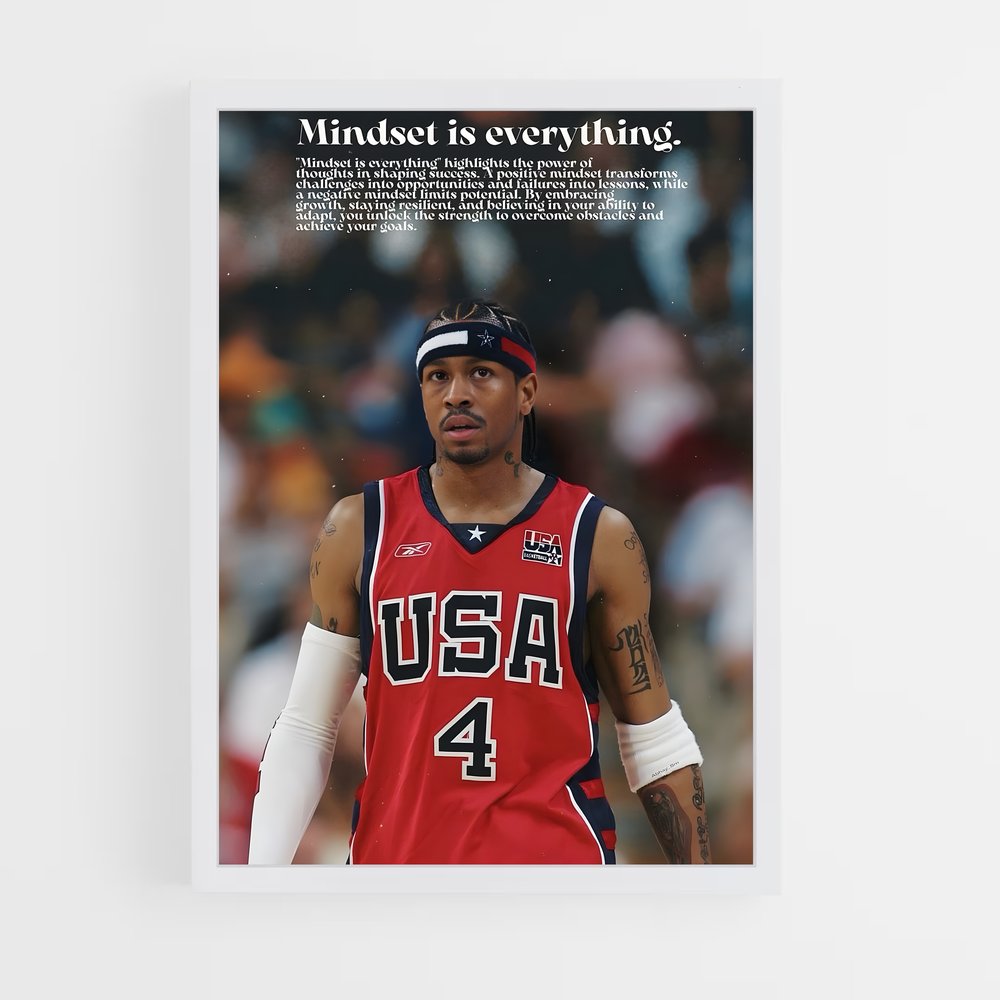 ap-allen iverson-14 cadre Blanc