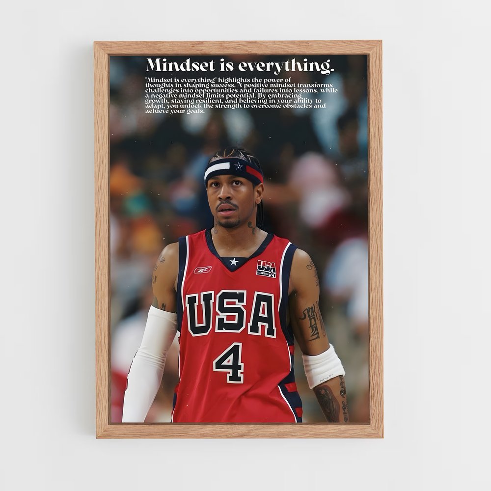 ap-allen iverson-14 cadre Bois clair