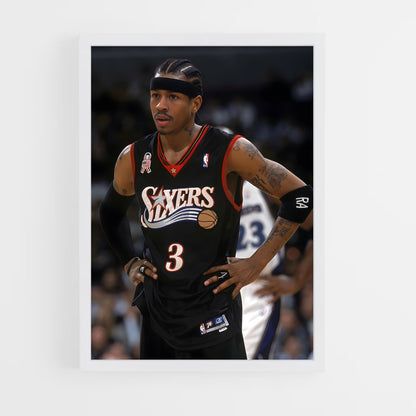 ap-allen iverson-9 cadre Blanc