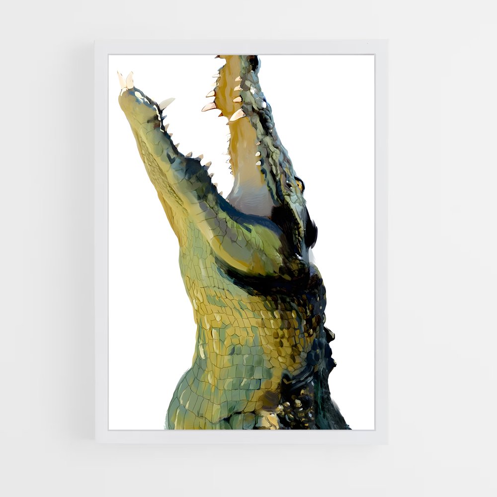 ap-alligator-3 cadre Blanc