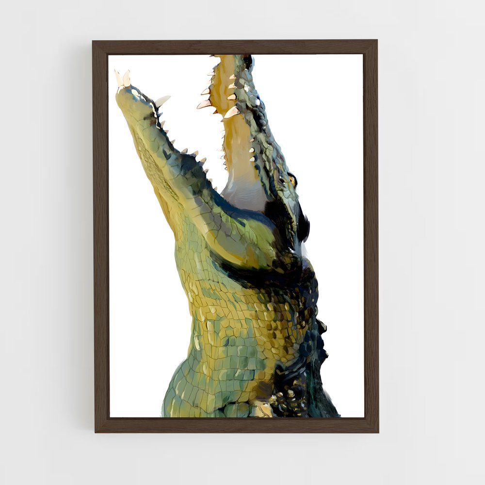 ap-alligator-3 cadre Bois foncé