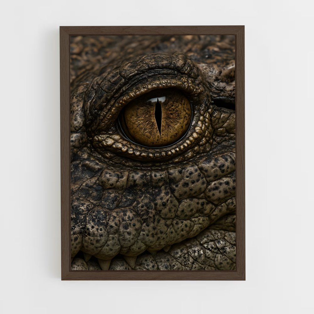 ap-alligator-7 cadre Bois foncé