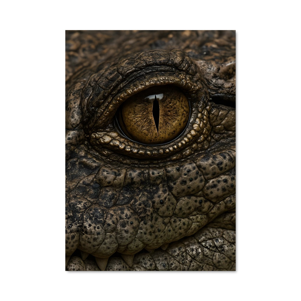 Poster Oeil de Crocodile