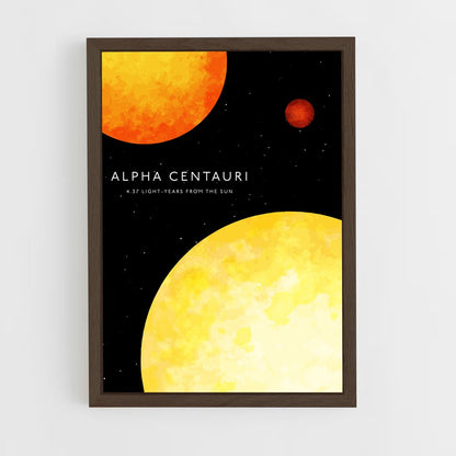 ap-alpha centauri-3 cadre Bois foncé