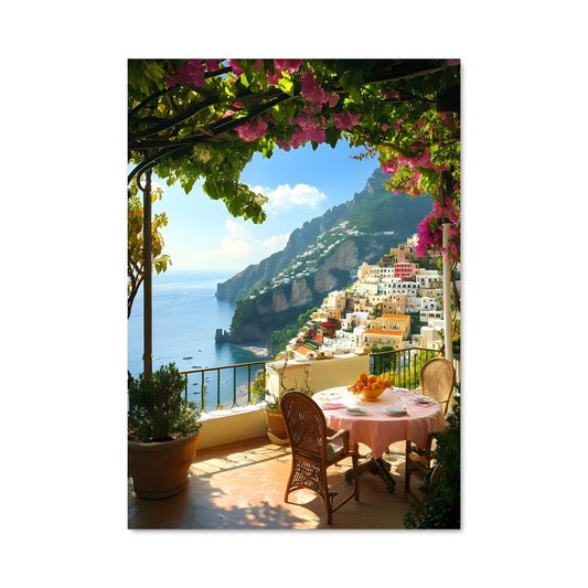 Poster Patio Fleurit