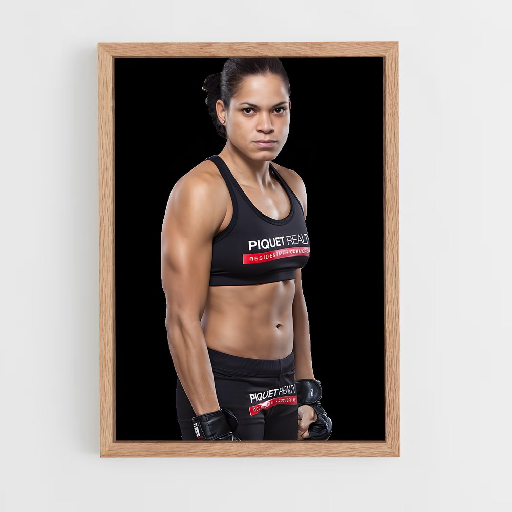 ap-amanda nunes-1 cadre Bois clair