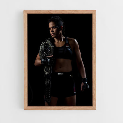 ap-amanda nunes-3 cadre Bois clair