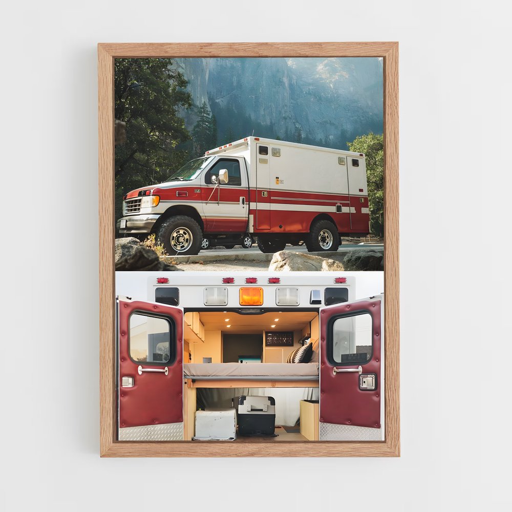 ap-amazon van-1 cadre Bois clair